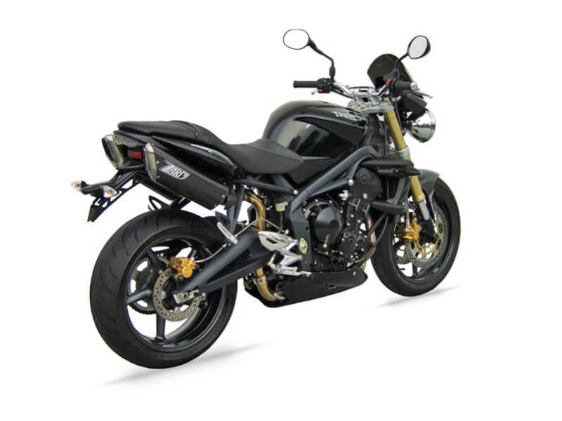 Triumph Steet Triple 675 ZARD スリップオンマフラー Buy ZARD Racing Slip-On Exhaust '07-'12 Triumph Street Triple 675