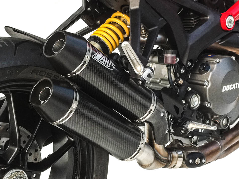 ZARD Racing Slip-On Exhaust '11-'13 Ducati Monster 1100 Evo