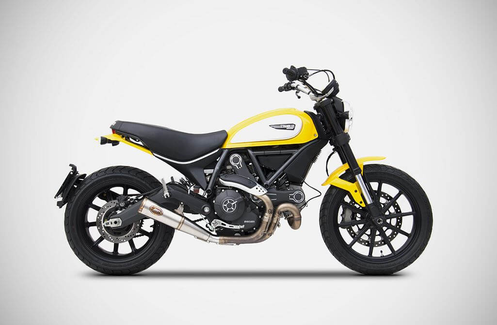 Buy Zard Zuma Racing Slip-On Exhaust '15-'19 Ducati Scrambler 800