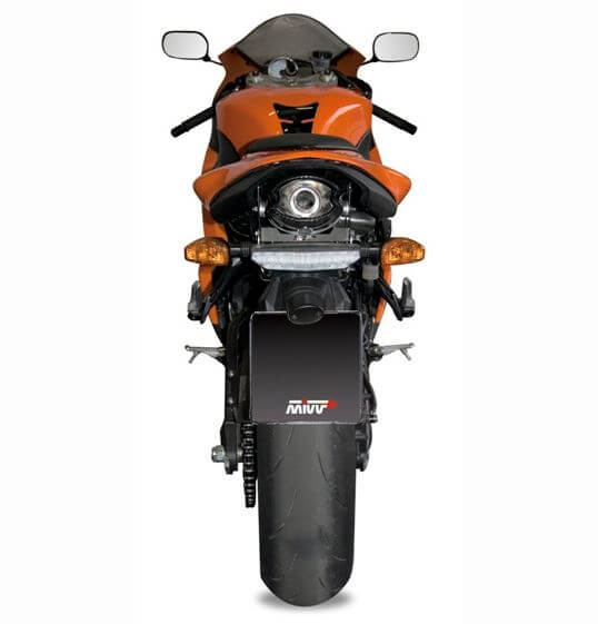 MIVV Suono Stainless Steel Slip-On Exhaust '07-'08 Kawasaki ZX-6 R