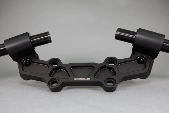 Woodcraft 35mm Eccentric Adjustable Clip-On Adapter Plate Riser Set 18-26 Yamaha MT-09
