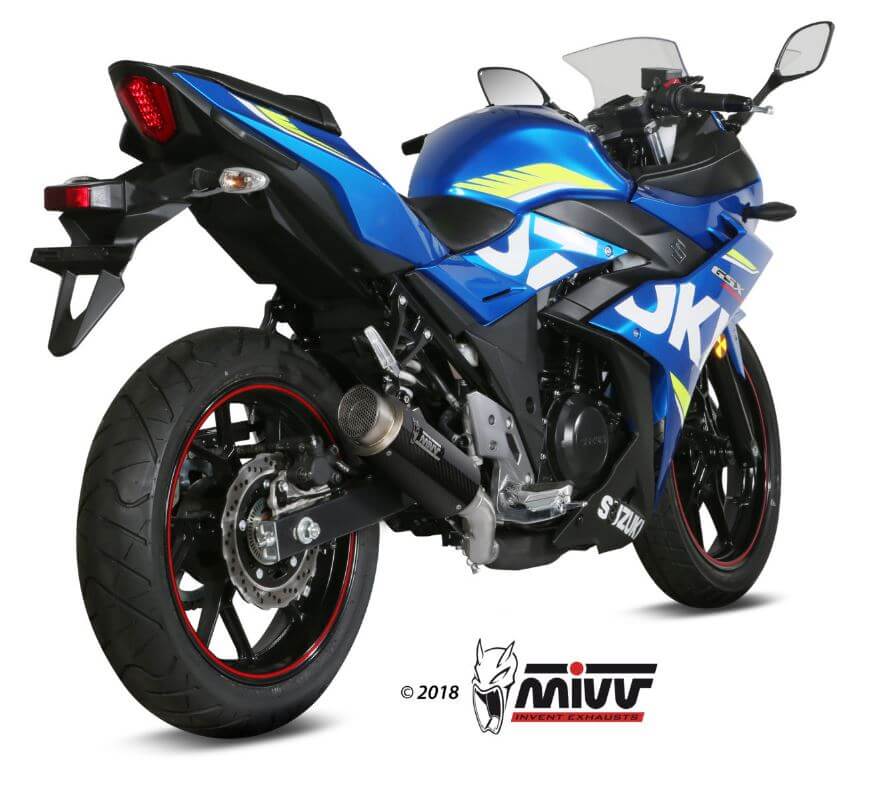 MIVV GP Pro Carbon Slip-On Exhaust '17-'20 Suzuki GSX-250 R – Motostarz  Canada