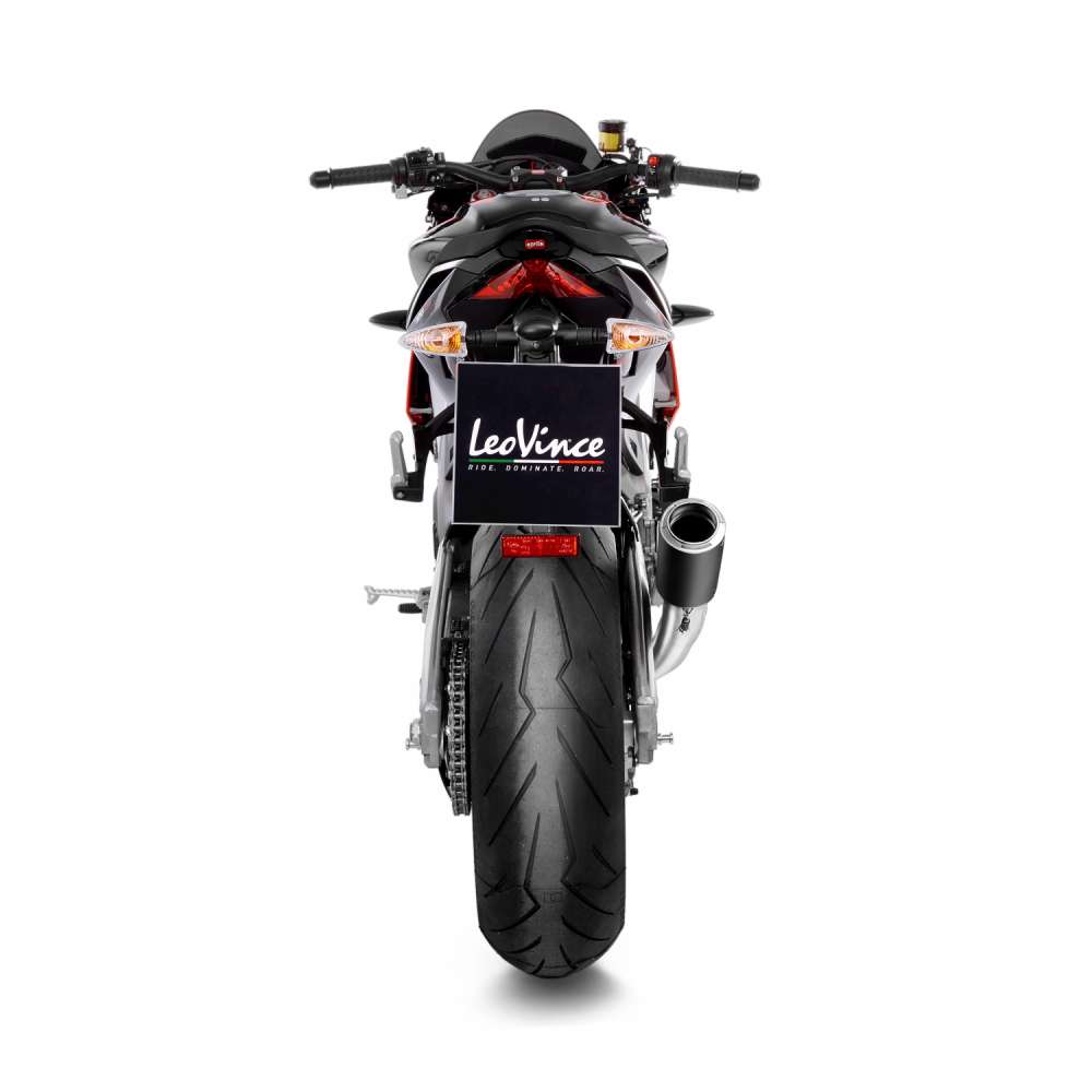 LeoVince LV Corsa Black Edition slip-on for the Aprilia Tuono V4