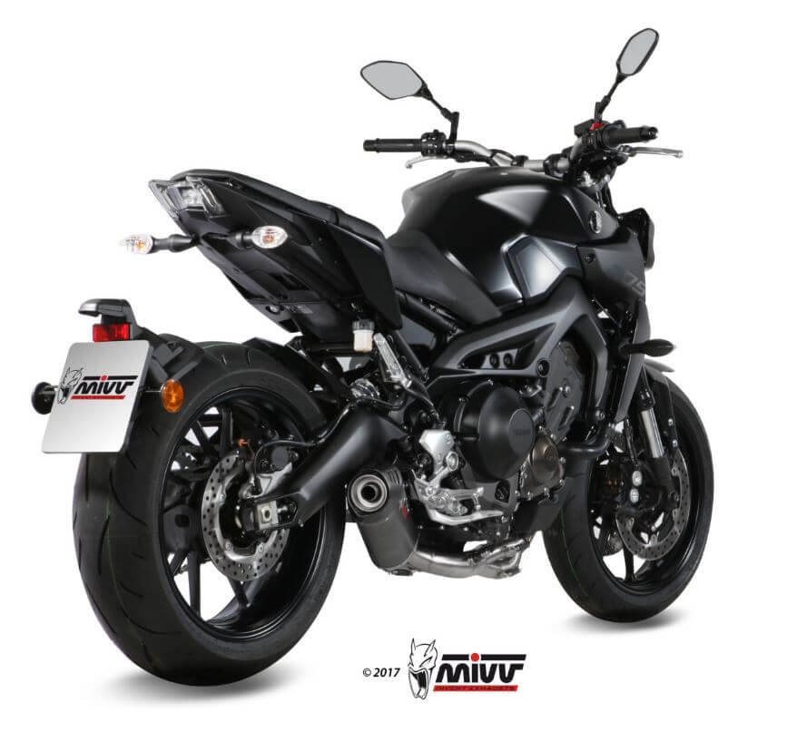 MIVV Oval Carbon Full System Exhaust '13-'20 Yamaha MT/FZ-09/SP
