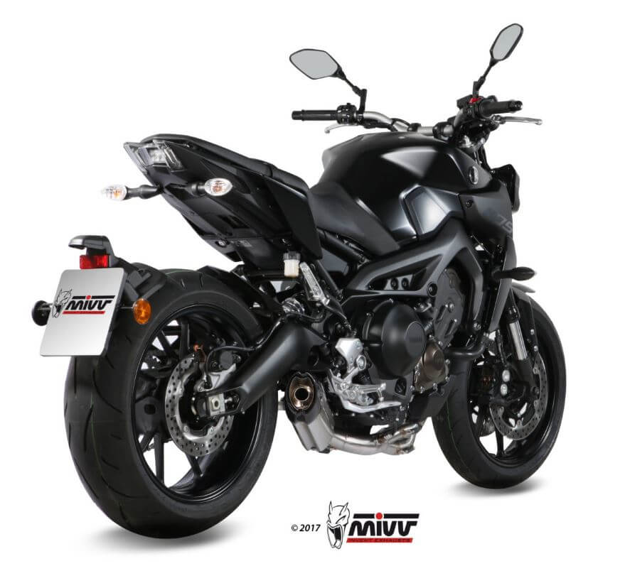 MIVV Suono Stainless Steel Full System Exhaust '13-'20 Yamaha MT/FZ-09/SP