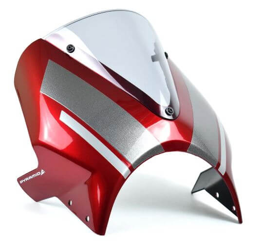 Pyramid Fly Screen '19-'23 Triumph Speed Twin 1200 | Red Hopper