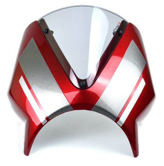 Pyramid Fly Screen '19-'23 Triumph Speed Twin 1200 | Red Hopper