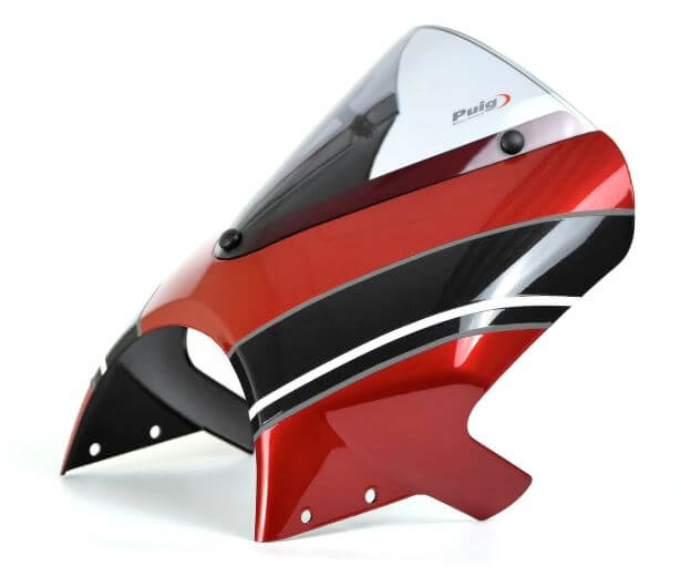 Pyramid Fly Screen '19-'23 Triumph Speed Twin 1200 | Metallic Red/Grey