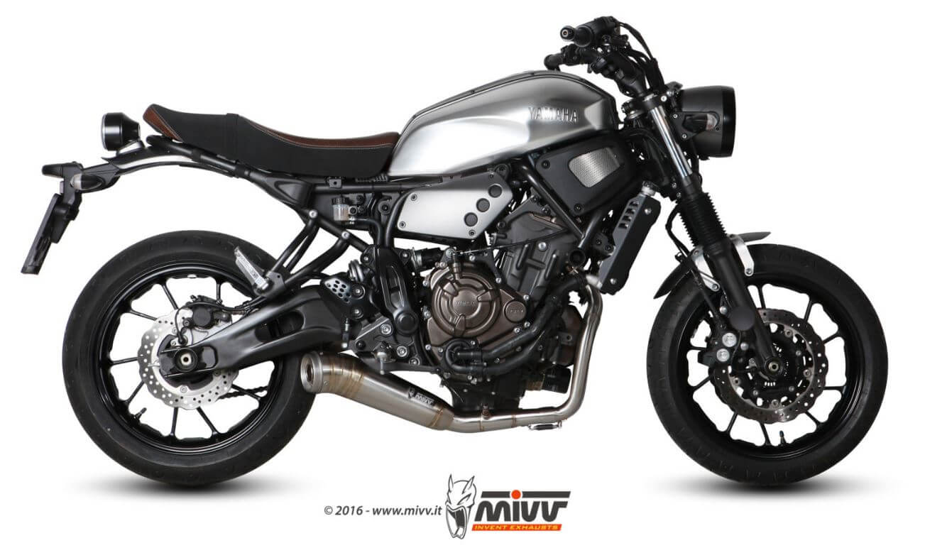 YAMAHA XSR700用 mivv GHIBLI フルエキマフラ 2016~ MIVV Ghibli Stainless Steel Full System Exhaust '16-'20 Yamaha XSR 700