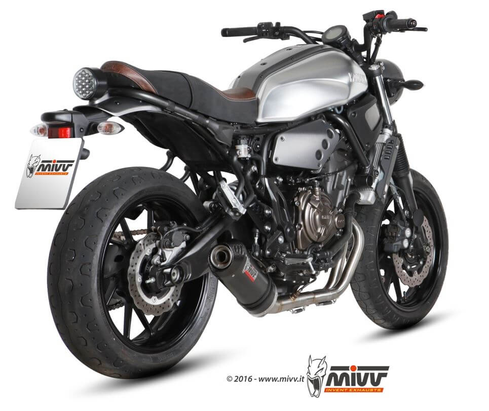 MIVV Oval Carbon Full System Exhaust '16-'20 Yamaha XSR 700