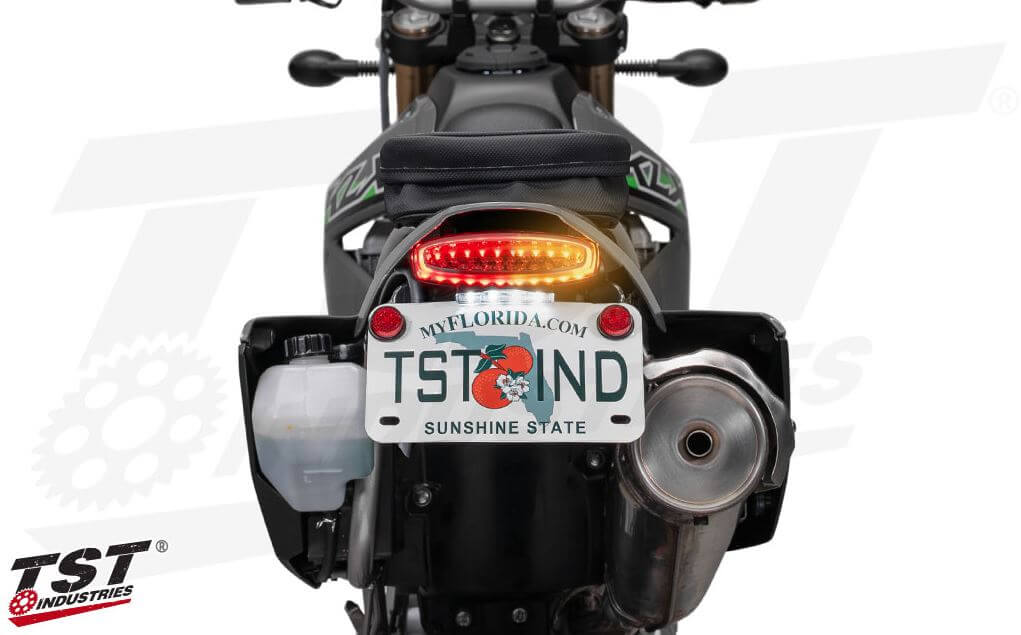 TST Integrated Tail Light + Fender Eliminator '24 Kawasaki KLX300