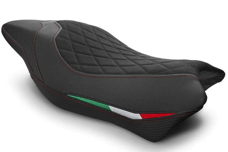 LuiMoto Diamond Comfort Rider Seat Cover '17-'21 Ducati Monster 821/1200