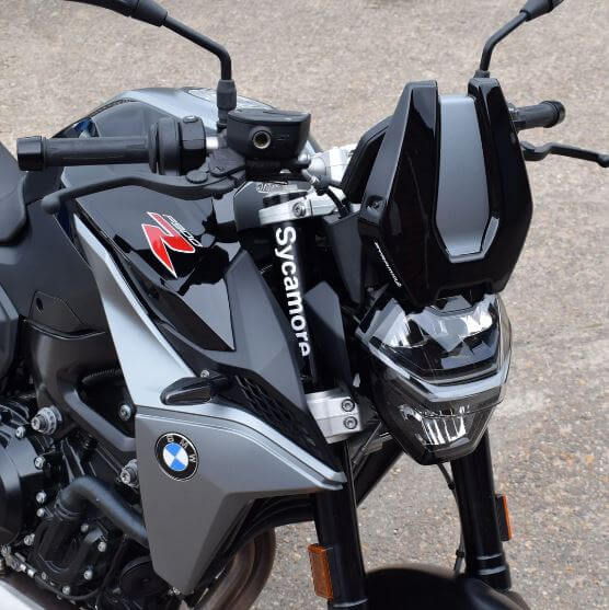 Pyramid Fly Screen '20-'23 BMW F900 R | Metallic Black/Graphite Grey
