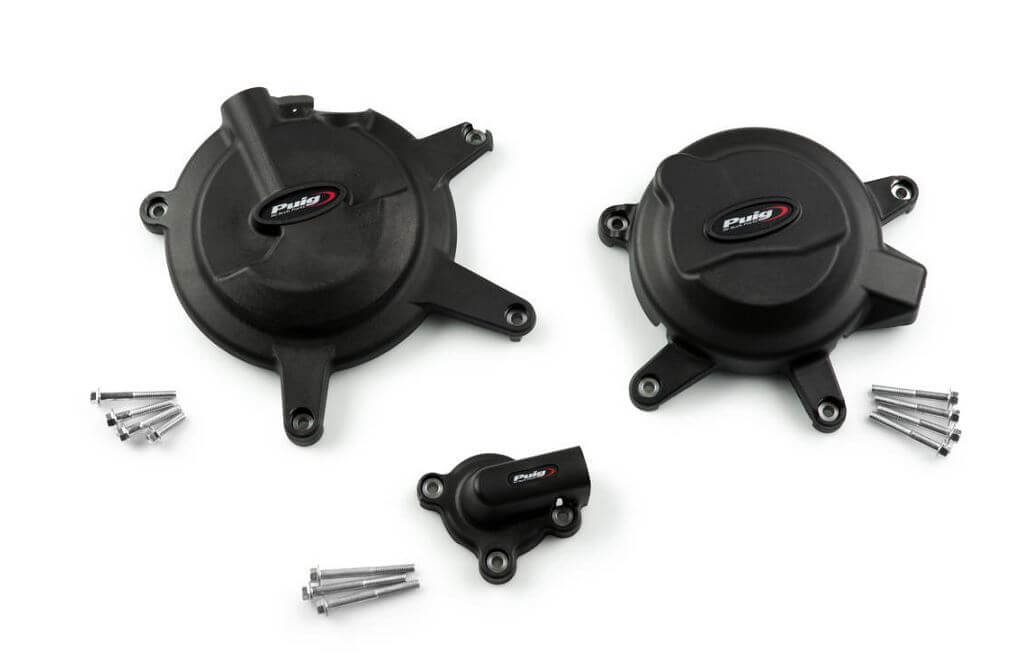 Puig Engine Protective Cover '18-'23 Kawasaki Ninja 400