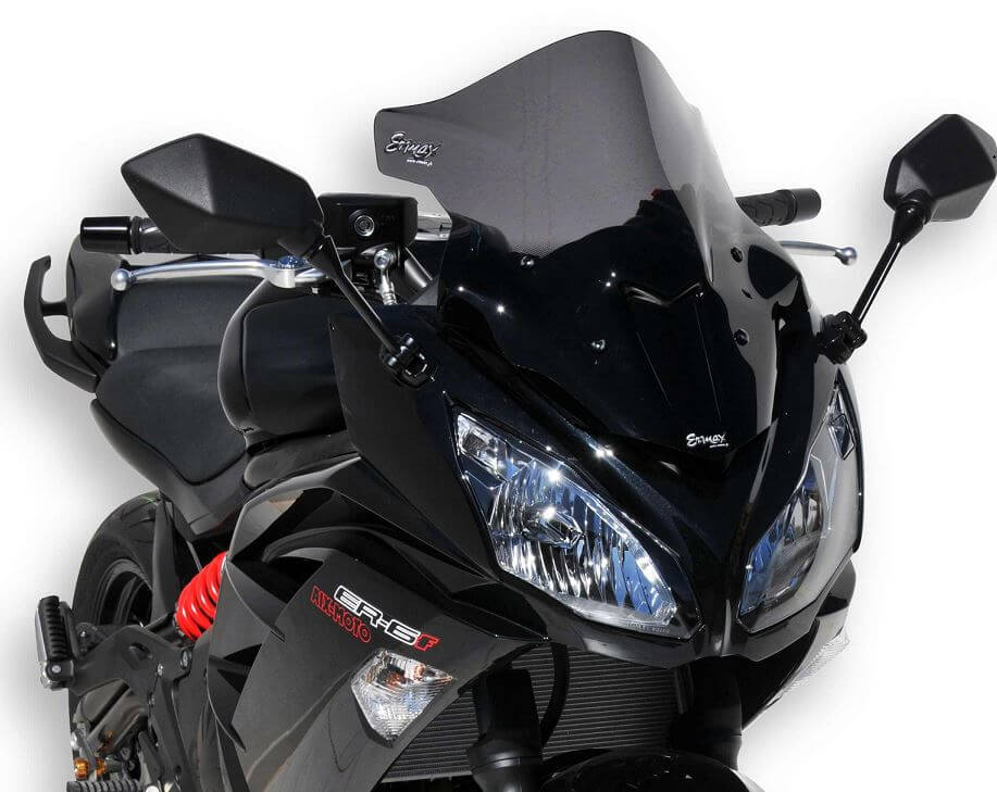 【Rinco】 Ermax Aeromax Windscreen 42cm For Kawasaki Ninja 650R, ER6F - 2012