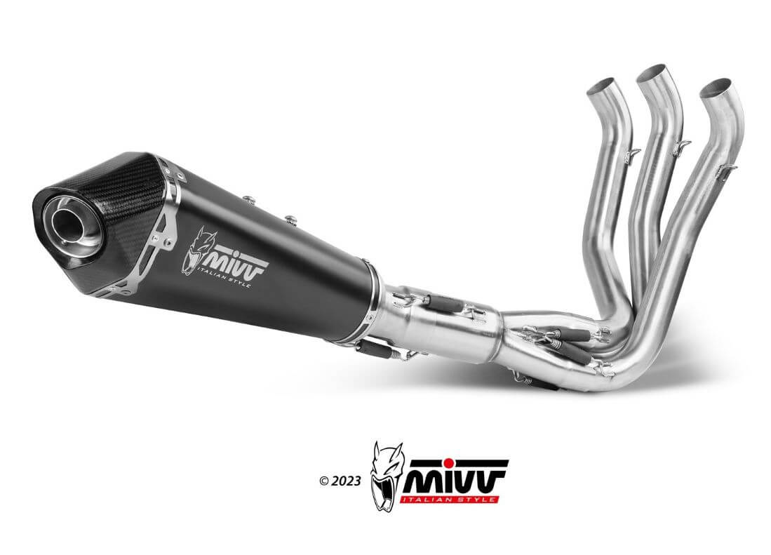 4253's様 Buy MIVV Delta Race Black Full Exhaust 21-23 Triumph Trident 660