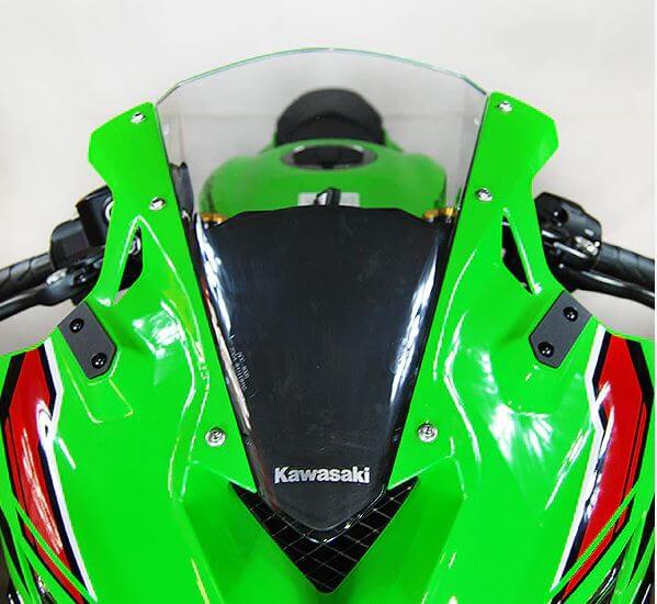 Buy New Rage Cycles Mirror Block Off Plates '23- Kawasaki Ninja ZX 