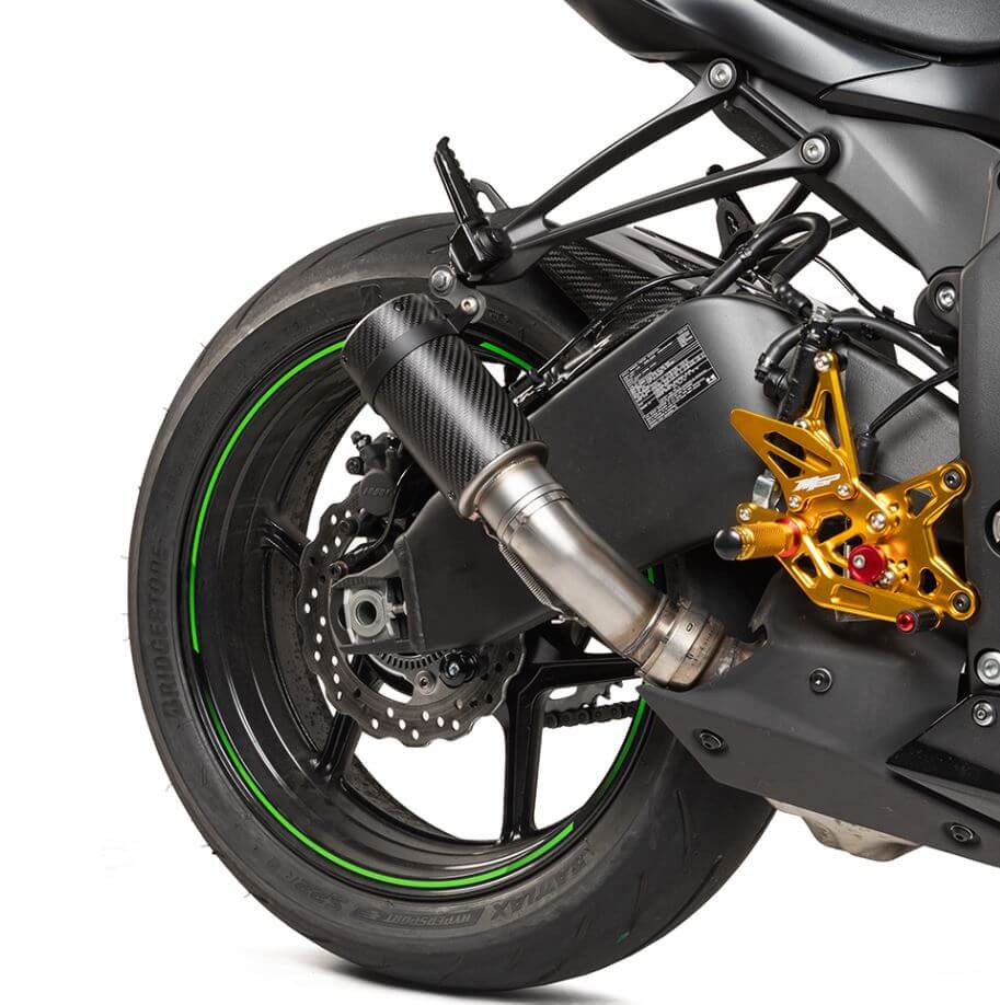 Hotbodies Racing MGP Stinger Slip-On Exhaust '09-'24 Kawasaki ZX6R