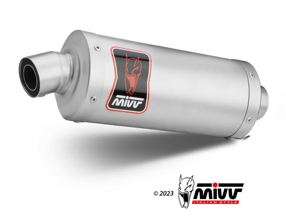 MIVV Dakar Stainless Slip-On Exhaust 19-25 Yamaha Tenere 700