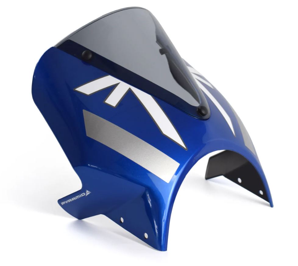 Pyramid Fly Screen 24-25 Triumph Speed 400 | Caspian Blue/Storm Grey