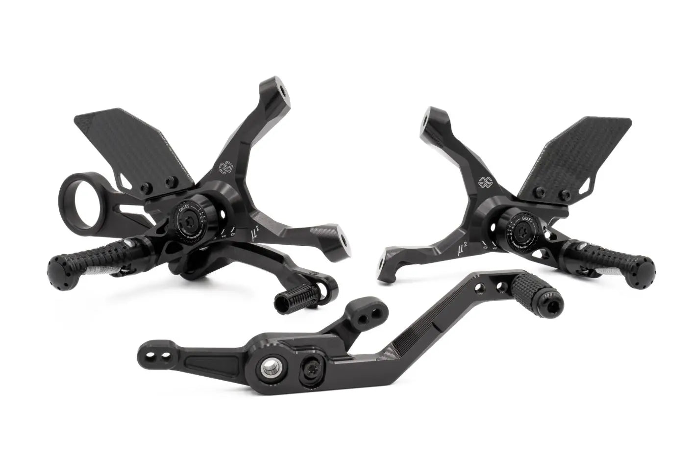Gilles Tooling MUE2 Adjustable Rearsets 19-26 BMW S1000RR, 20-26 M1000RR