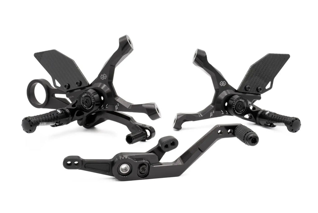 Gilles Tooling MUE2 Adjustable Rearsets 19-26 BMW S1000RR, M1000RR