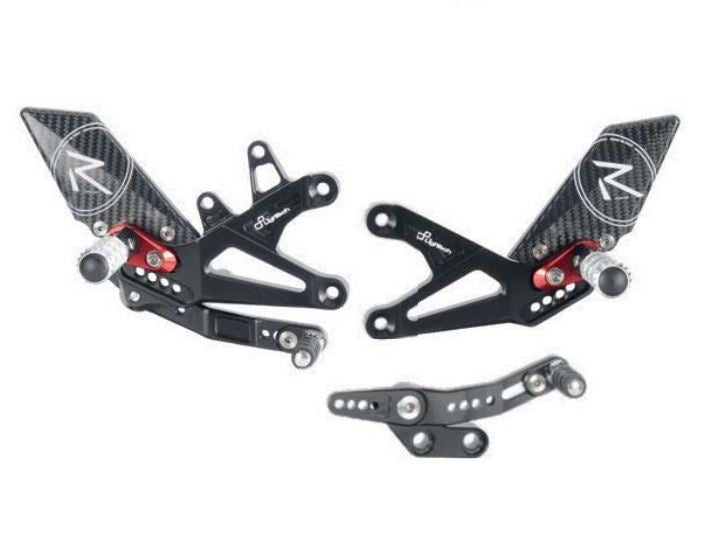 LighTech Track System Rearsets '13-'21 Triumph Daytona 675/R, '17-'22 Street Triple 765 (All)