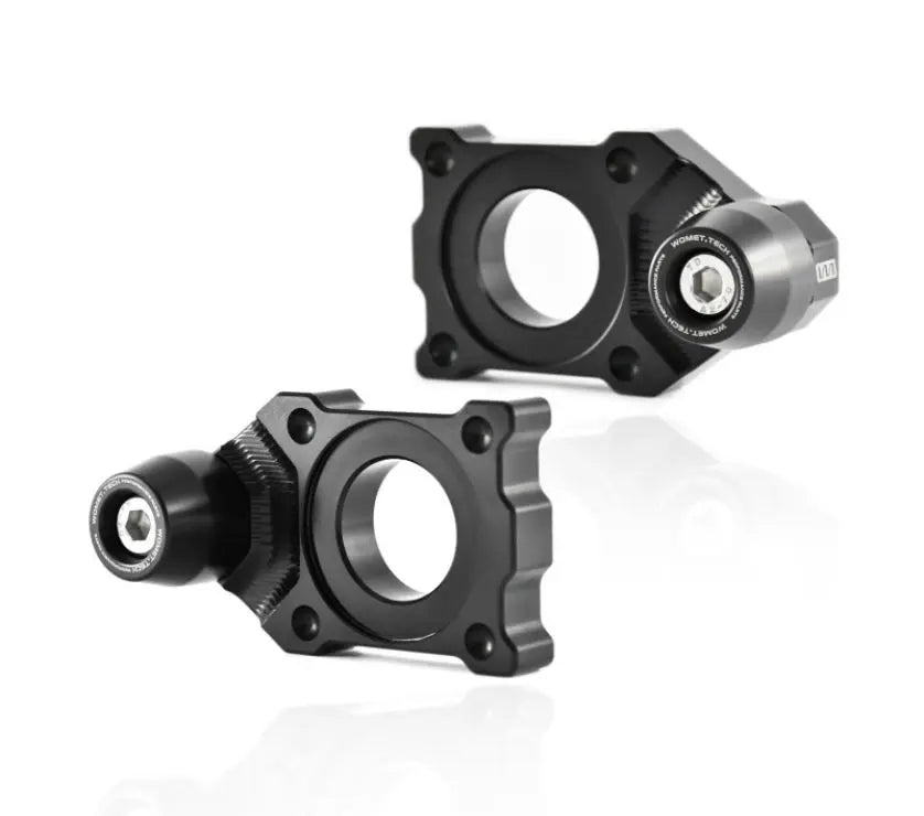 Womet-Tech Axle Block Protectors 21-26 Yamaha MT-09. 22-24 XSR900, 17-20 YZF-R6, 21-23 Tracer 9/GT