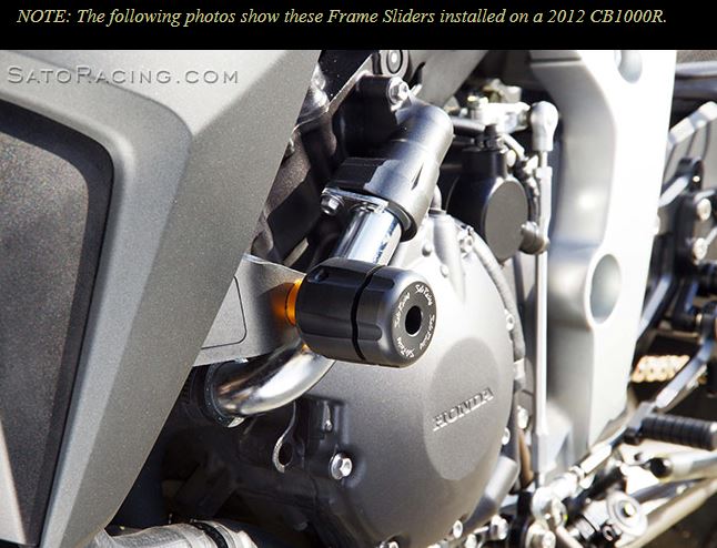 Sato Racing Frame Sliders '08-'16, '18-'23 Honda CB1000R