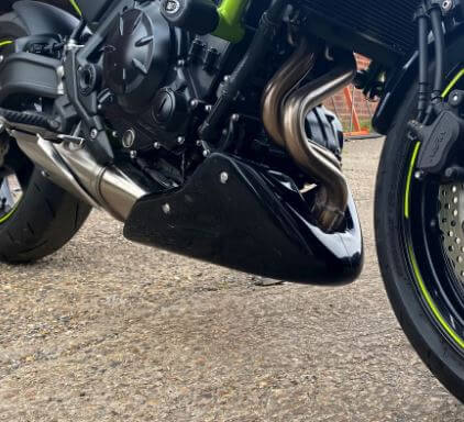 Pyramid Belly Pan '21-'23 Kawasaki Z650 RS | Candy Emerald