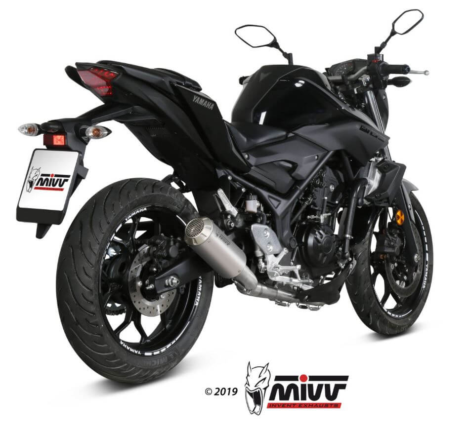 MIVV MK3 Stainless Steel Full System Exhaust '15-'23 Yamaha R3/MT-03