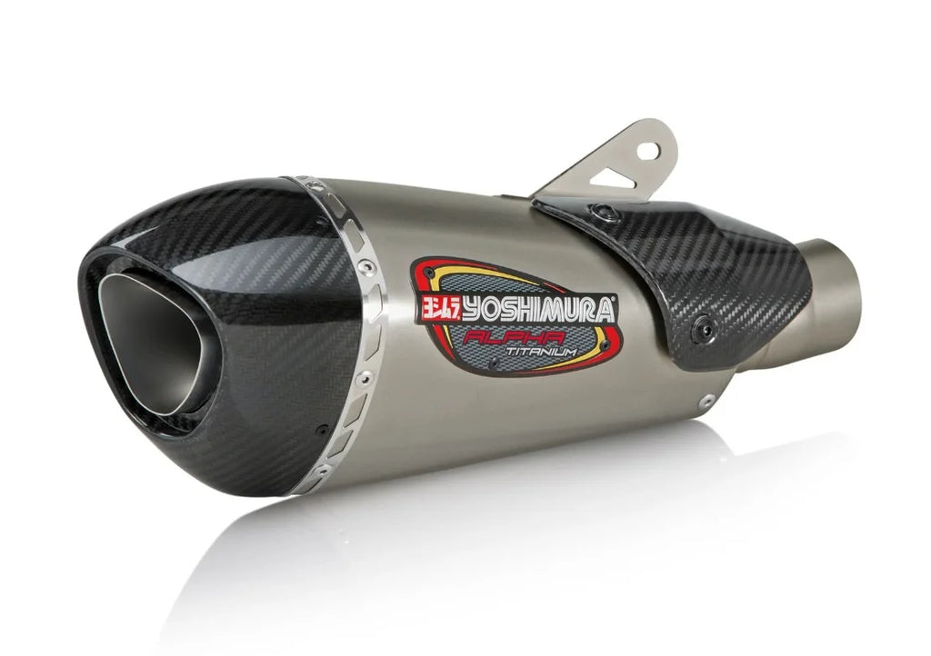 Yoshimura ALPHA T Slip-On Titanium Exhaust 12-20 Kawasaki ZX-10R/RR