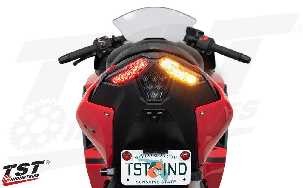 TST Sequential LED Integrated Tail Light 24-25 Kawasaki Ninja 500/Z500