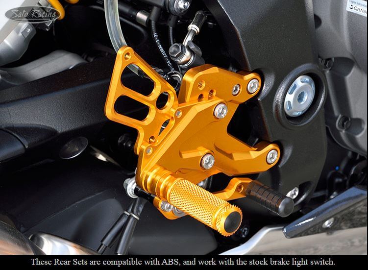 Sato Racing Adjustable Rearsets '22- Triumph Speed Triple 1200 RR