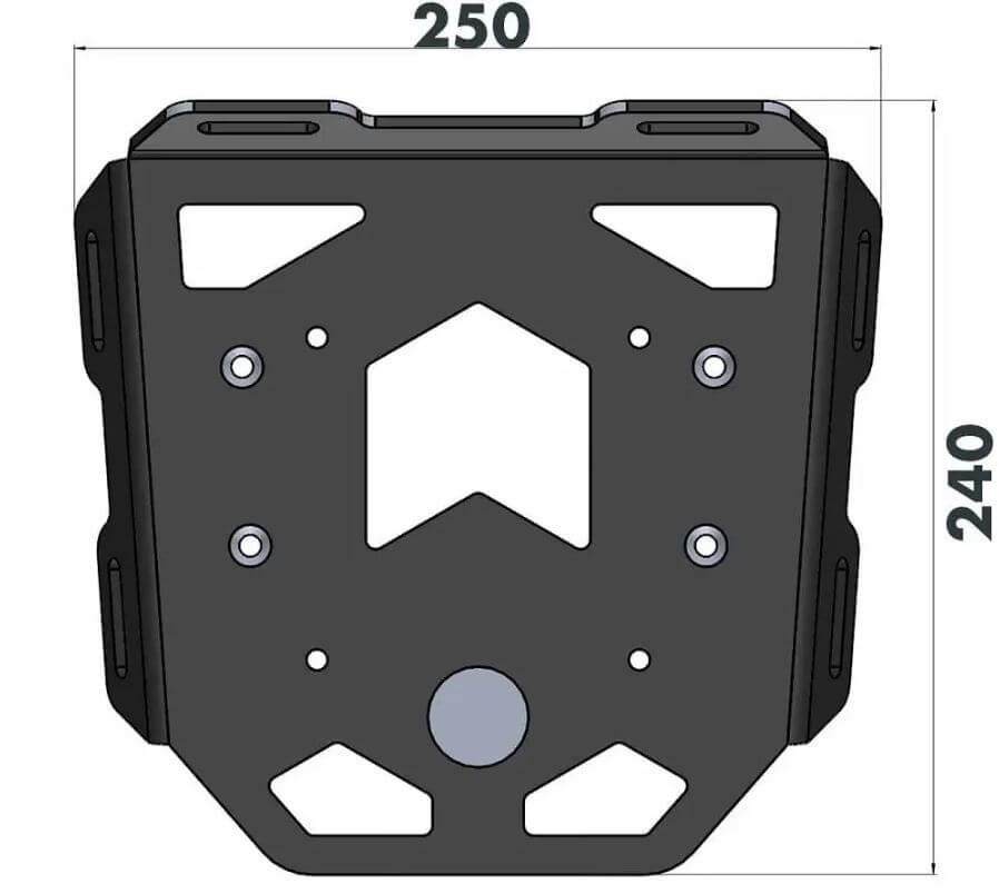 Hepco & Becker Rear Minirack '22-'23 Aprilia Tuareg 660