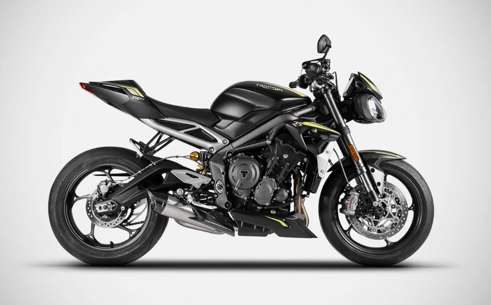 ZARD Stainless Racing Slip-On Exhaust 20-22 Triumph Street