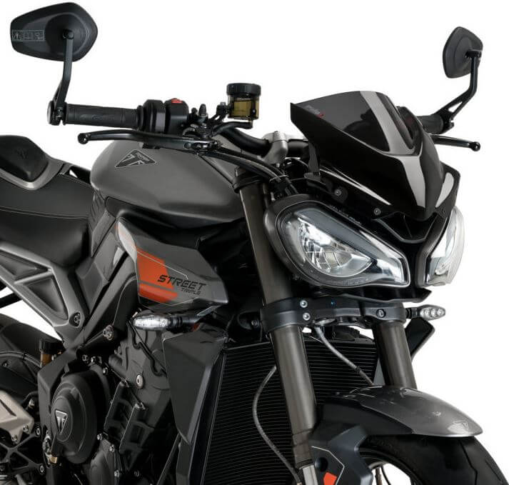 Puig New Generation Naked Windscreen '23-'24 Triumph Street Triple