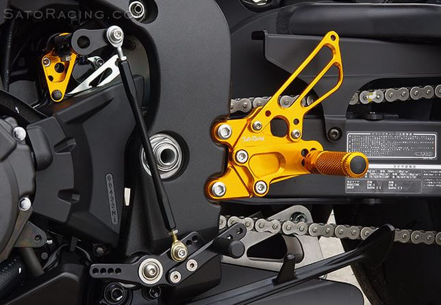 Sato Racing Adjustable Rearsets '08-'16 Honda CBR1000RR (Non-ABS Model)
