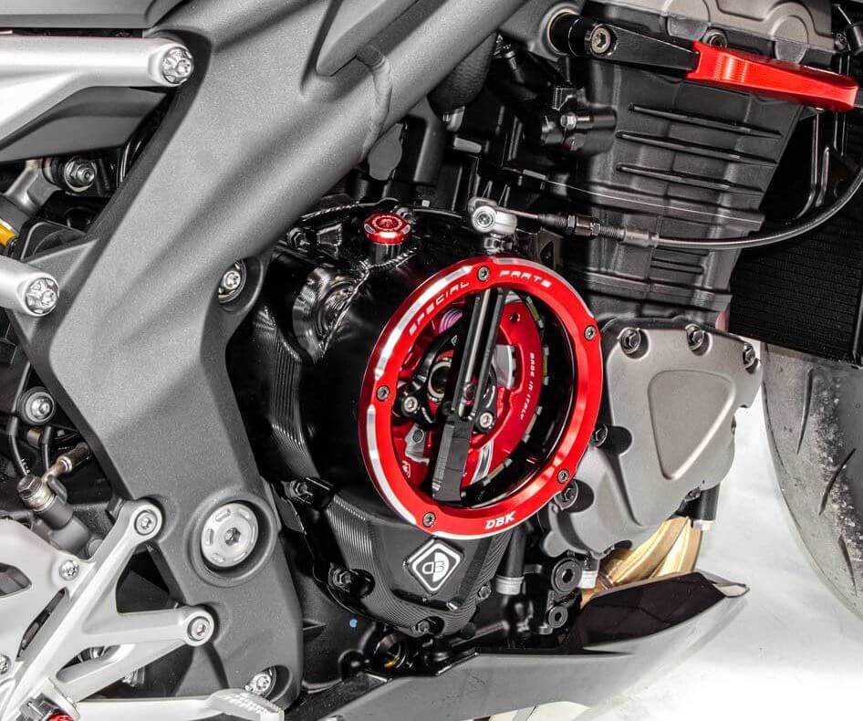 DBK Special Parts 3D-EVO Clear Clutch Cover '21-'23 Triumph Speed Triple RR/RS