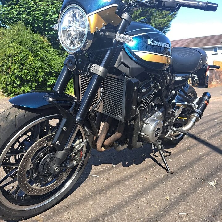 Pyramid Radiator Guard 21-26 Kawasaki Z900RS | Matte Black