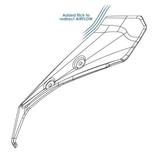 Pyramid Fly Screen '22-'23 Yamaha MT-10 SP | Midnight Black