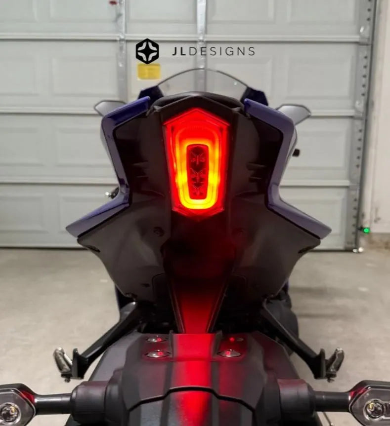 JL Designs Smoked Integrated Tail Light 2025 Yamaha YZF-R9