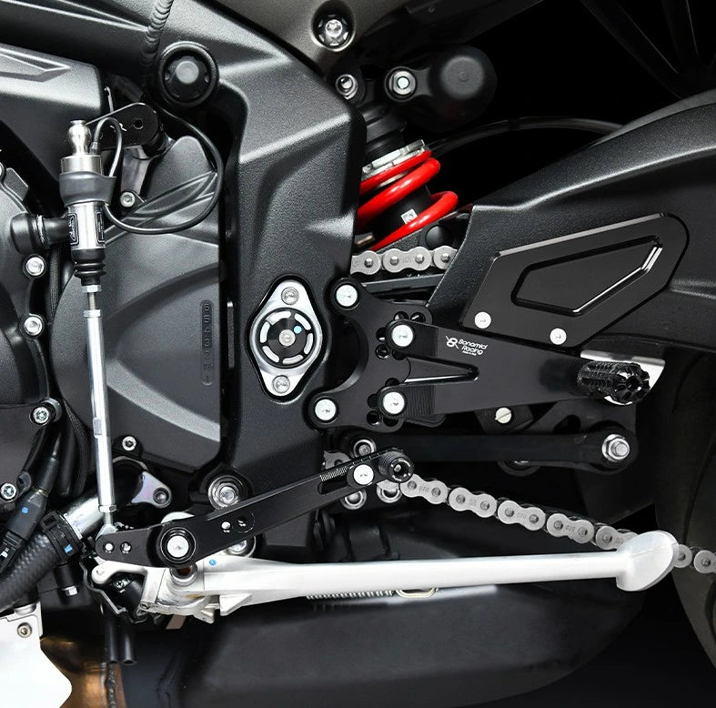 Bonamici Adjustable Rearsets 23-25 Triumph 765 R/RS/Moto2