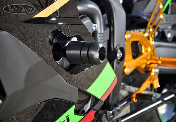 Sato Racing Frame Slider Kit '23- Kawasaki ZX-4RR, '20- ZX-25R/RR
