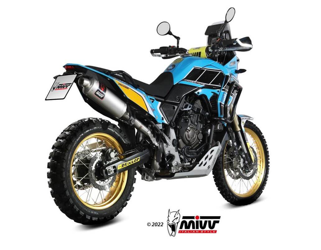MIVV Dakar Stainless Slip-On Exhaust '19-'23 Yamaha Tenere 700