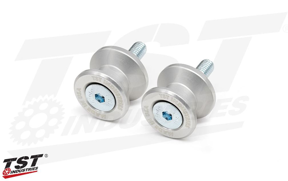 TST Industries Anodized Aluminum Swingarm Spools | M8