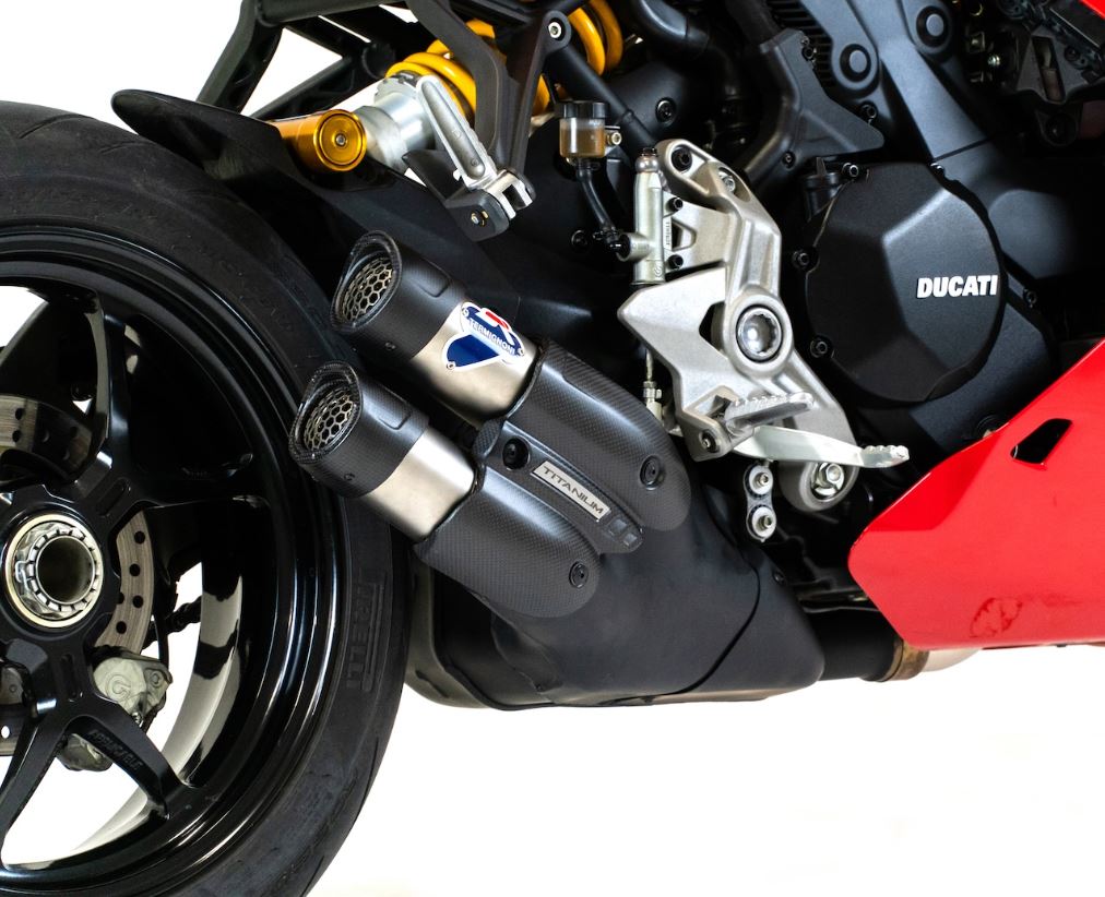 Termignoni Double Silencer Slip-On Exhaust 21- Ducati Supersport