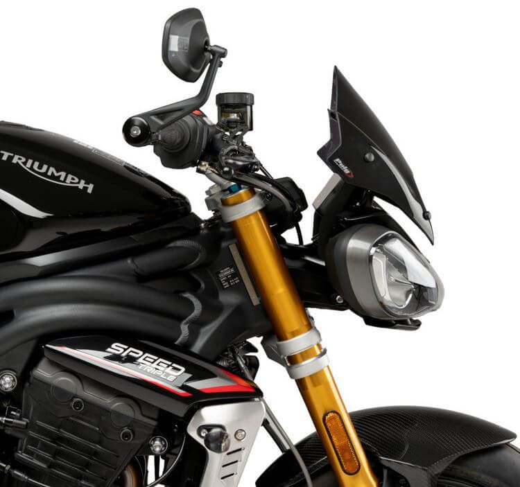 Puig Racing New Generation Windscreen '21-'23 Triumph Speed Triple 1200 RS