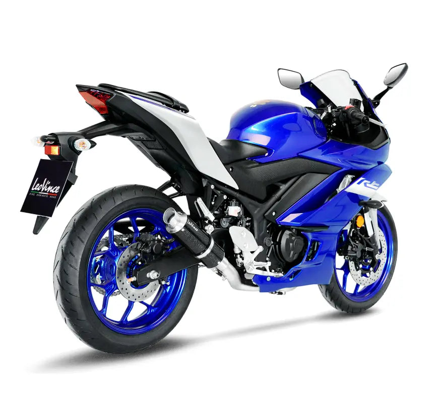 LeoVince GP Corsa Carbon Full Exhaust 15-26 Yamaha R3, 20-26 MT-03