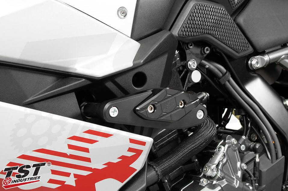 TST Industries Frame Slider Crash Protection 24-26 Suzuki GSX-8R